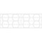Ekena Millwork Set of Four Panels for 94 1/2"W x 32 1/4"H Greeley Fretwork Wainscot Wall Paneling WPKP16X01X47GLY - alternate 4